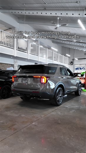 Wanna know why The 2026 Explorer is the ultimate family SUV... Inside, it’s all about smart tech: – 13.2” touchscreen with Apple CarPlay & Android Auto – 12.3” digital display – Available hands-free highway driving with BlueCruise – 360° camera advanced driver assist features Plus seating for 7, up to 400HP and 5,000 lbs towing capacity, it’s got the power to handle real life — carpools, road trips, and all. Tap the link in bio to explore offers and find yours. #Explorer #Ford #suv