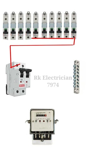 correct way to connect MCB and rccb sequence in this home wiring full video