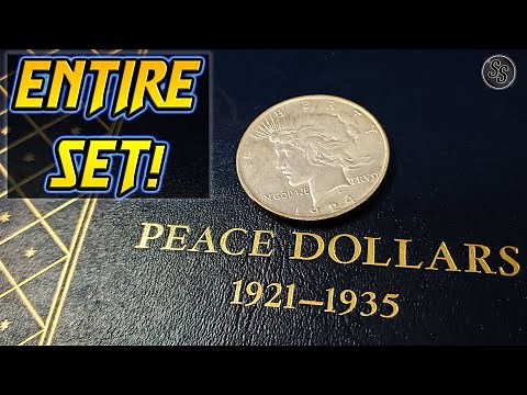 COMPLETE Peace Dollar Set Overview and History!