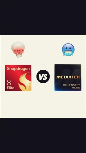 💀 Snapdragon vs Dimensity 😳 Real Winner ? #snapdragon #mediatek #trending