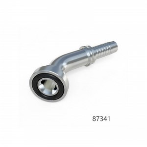 [Hot Item] FL87341 45-Degree Elbow SAE Flange 3000psi Code 61 Factory Products Straight/Elbow Hydraulic Crimped Hose Ferrule Fittings Connector