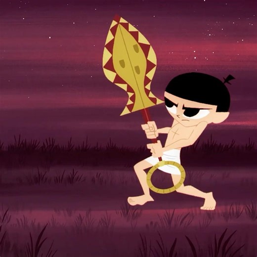 Jack mastered the tribe's stick fighting techniques by imitating animals and saved his people#viral