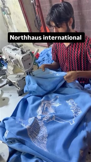 NORTHHAUS INTERNATIONAL on Instagram: "✂️ Stitching going on| NORTHHAUS INTERNATIONAL ✂️ Precision starts here — where every cut defines quality. At Northhaus International, we use advanced techniques and premium materials to ensure flawless cutting accuracy for every design. From pattern to production, our process delivers consistency, precision, and perfection — the foundation of every premium streetwear piece. ⚡ Where craftsmanship meets innovation. ⚡ 📍 Custom fashion wear | Private labeling