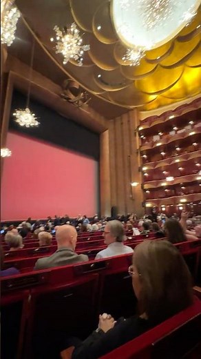View from Orchestra Section Q@ The Metropolitan,Met, Opera House@ Lincoln Center Carmen Intermission
