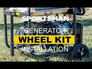 Attaching a Generator Mobility Kit