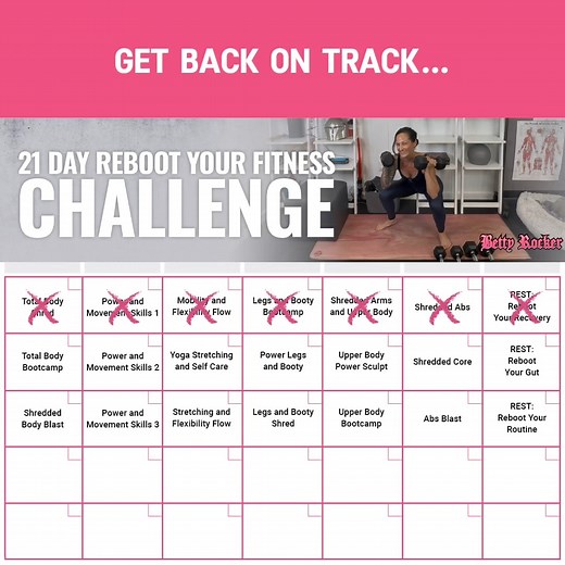 ⭐️ Join me for the Reboot Your Fitness Challenge!⭐️ https://shop.thebettyrocker.com/rock-your-life-ryf/ ~ Reboot your workout routine and rock your body in this 3-week bootcamp that will sculpt your legs, glutes, arms, back and abs in 20-30 minute workouts! I’ve paired strength-training exercises with fast, fun explosive cardio to tone and sculpt your body – and keep you motivated through these workouts. It's all happening over in Rock Your Life, my online home gym and women's fitness community!