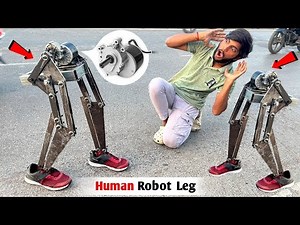 How to Build a Walking Humanoid Robot 🤖 | DIY Mechanism Project