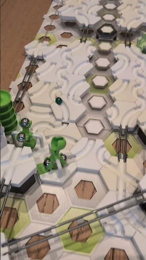 🌊 GraviTrax Waterfall Run – Helix, Lifte & volle Action! 🟢 #murmelbahn #ravensburger #gravitrax