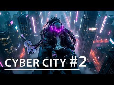 🎧Alien Violin – Cyber City | Futuristic Ambient Electronic Mix | Episode 2