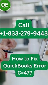 How to Fix QuickBooks Error C=47 | Step BY Step Solution