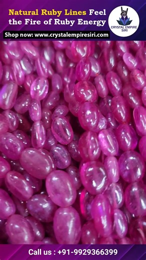 Natural Ruby Lines | Feel the Fire of Ruby Energy 🔥 Original Manik Stone