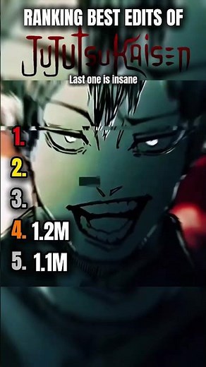 Ranking Best JJK Edits 💀#anime #animeshorts #viral #edit