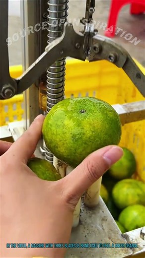 Genius Orange Peeler Machine with Three Blades