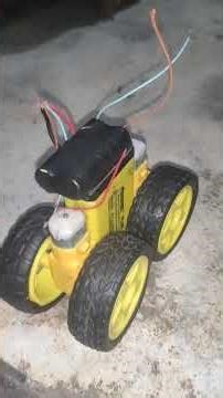 how to make powerful gear moter car at home