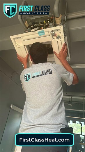 Commercial HVAC Install, Greenville, SC - Reznor Heaters and Mitsubishi Mini Splt Systems