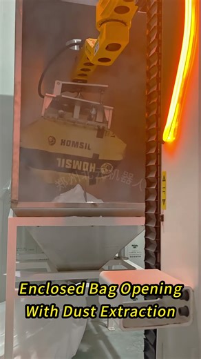 bags unpacking #depalletizer #depalletizing #machine #manufacturing #industrial #plastic #chemical