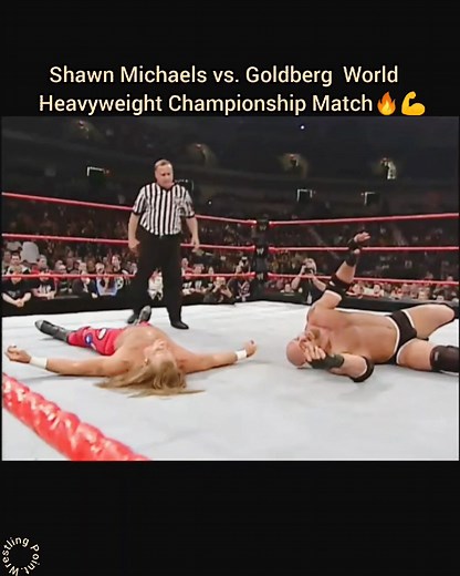 Shawn Michaels vs. Goldberg-World Heavyweight Championship Match: Raw, October 20, 2003 🔥💪💪 Goldberg challenges Shawn Michaels for his World Heavyweight Championship in a dream match on law💪 #WWERaw #WWE #wwesmackdown #wweuniverse #WWENXT #wrestling #WrestleMania #raw #nxt #SmackDown #viral | Wrestling Point
