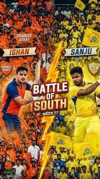 SRH vs CSK: BATTLE OF SOUTH! 🔥 | Match 27 Prediction & Stats #IPL2026 #csk #srh