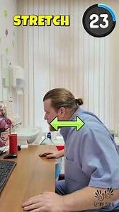 Desk Stretches. #wellness, #officehealth, #deskstretch