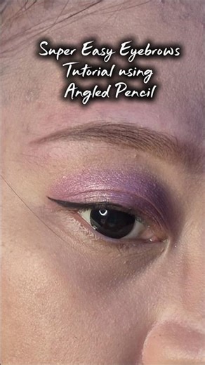 Super Easy Eyebrows Tutorial using Angled Pencil