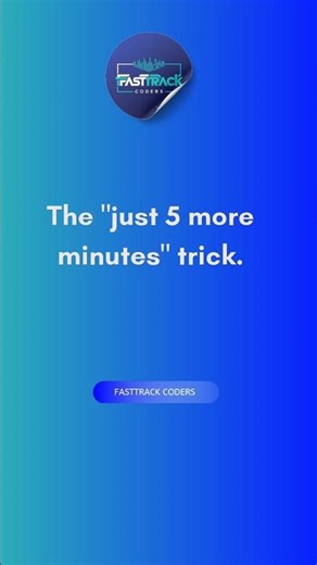 The “Just 5 More Minutes” Trick Every Coder Knows ⏳💻 #CodingLife #Motivation