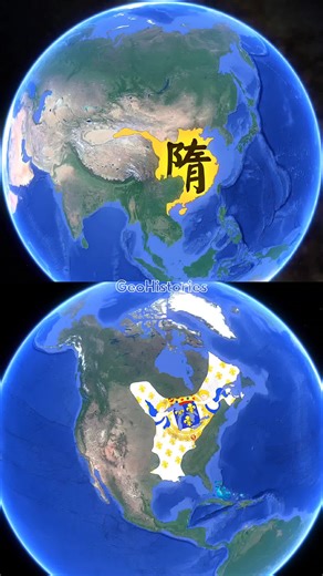 Evolution of United States and China Through Maps