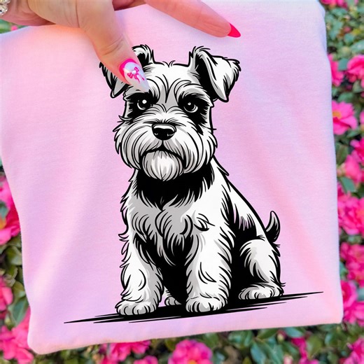 Schnauzer Dog PNG, Valentines Gift, Shirt Design, Clipart, Sublimation, Digital Download - Etsy