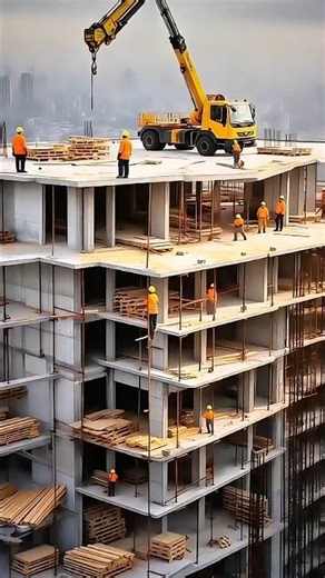 CONCRETE MELTDOWN! The Floors Failed Because the Cement Hadn't Hardened! #fail #construction #shorts