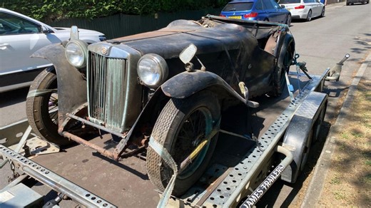 1946 MG T-Type Noir Manuel, 4 vitesses Conduite à droite...