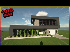 TUTO MAISON MODERNE FACILE - MINECRAFT
