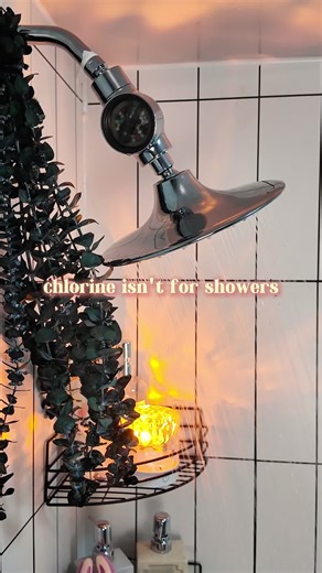 This shower filter took me 5 minutes to install — and the water feels completely different.#showerfilter #filter #fyp #hardwater #bathroom #foryoupage