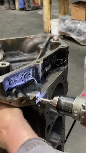 How to Remove a Steel Oil Galley Plug on SBC 350 Engine