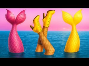 Good vs Bad Mermaid! From Ugly to Queen of Mermaid School