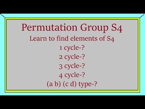 Structure of permutation group S4|Permutation group|Part 16|Lecture 76|Theta Classes