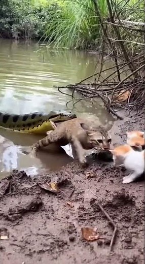 Anaconda EATS Mother Cat What Happens Next Will Leave You SPEECHLESS