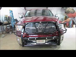 Frontier Grille Guard 2009-2018 Dodge 1500 Install
