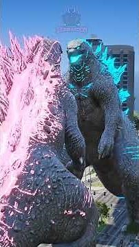 Atomic Godzilla 2021 vs Godzilla 2024 - The Epic Fight