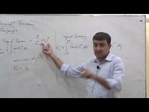 Energy/Power Spectrum, Correlation, Convolution, Communication Systems Lec 5/19