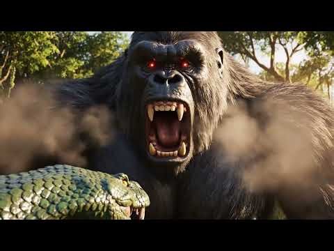 King Kong fights the Giant Python