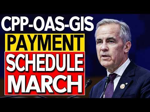 Canadian Seniors: CPP, OAS, and GIS March 2026 Payment Schedule Revealed