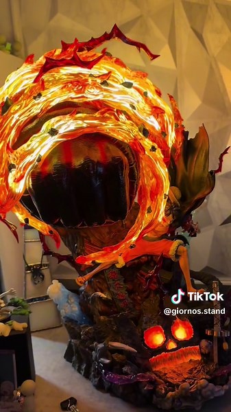 BREATH TAKING. WORK OF ART. Licensed Redrock Luffy resin. Doubles as a lamp ❤️ #luffy #monkeydluffy #onepiece #animecollection #animeresin #figurecollection #animecollection #roomtour #animeroom #CapCut #animefyp #luffyedit