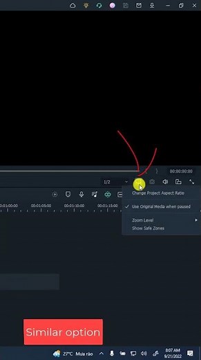 Filmora Basics - Project Settings #shorts