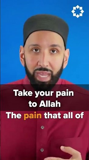 Run to Allah with Your Pain | Dr. Omar Suleiman