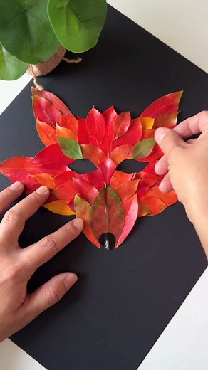 Leaf Fox Mask Craft #leaf #foxmask #craft #fblifestyle | paper craft