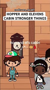 HOPPER AND ELEVENS CABIN IN THE NEW STRONGER THINGS SEASON 🥰 who watched it already on netflix?