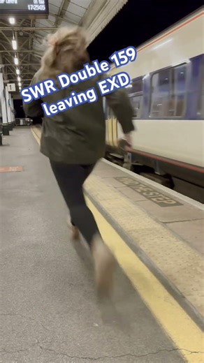 South Western Railway Class 159 leaving Exeter St Davids #funny #train #subscribe #like #shorrts #hi