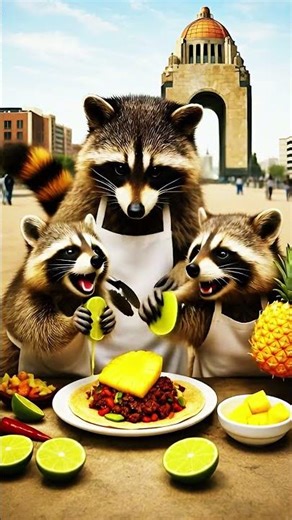 This Is Why Papa Raccoon's Tacos Taste Different 🌮🐾 #FamilyFirst