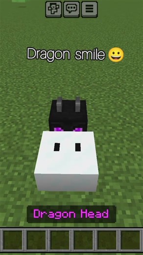 How to build dragon smile😀👍#minecraft#shorts