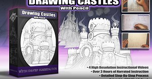 Drawing Castles with Pencil Tutorial Now Available!!!
