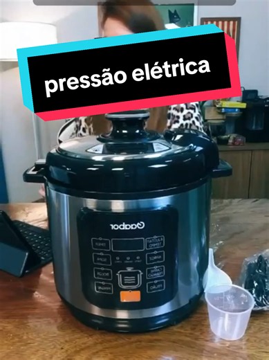 Panela de pressão elétrica Gaabor 6L com 8 funções
